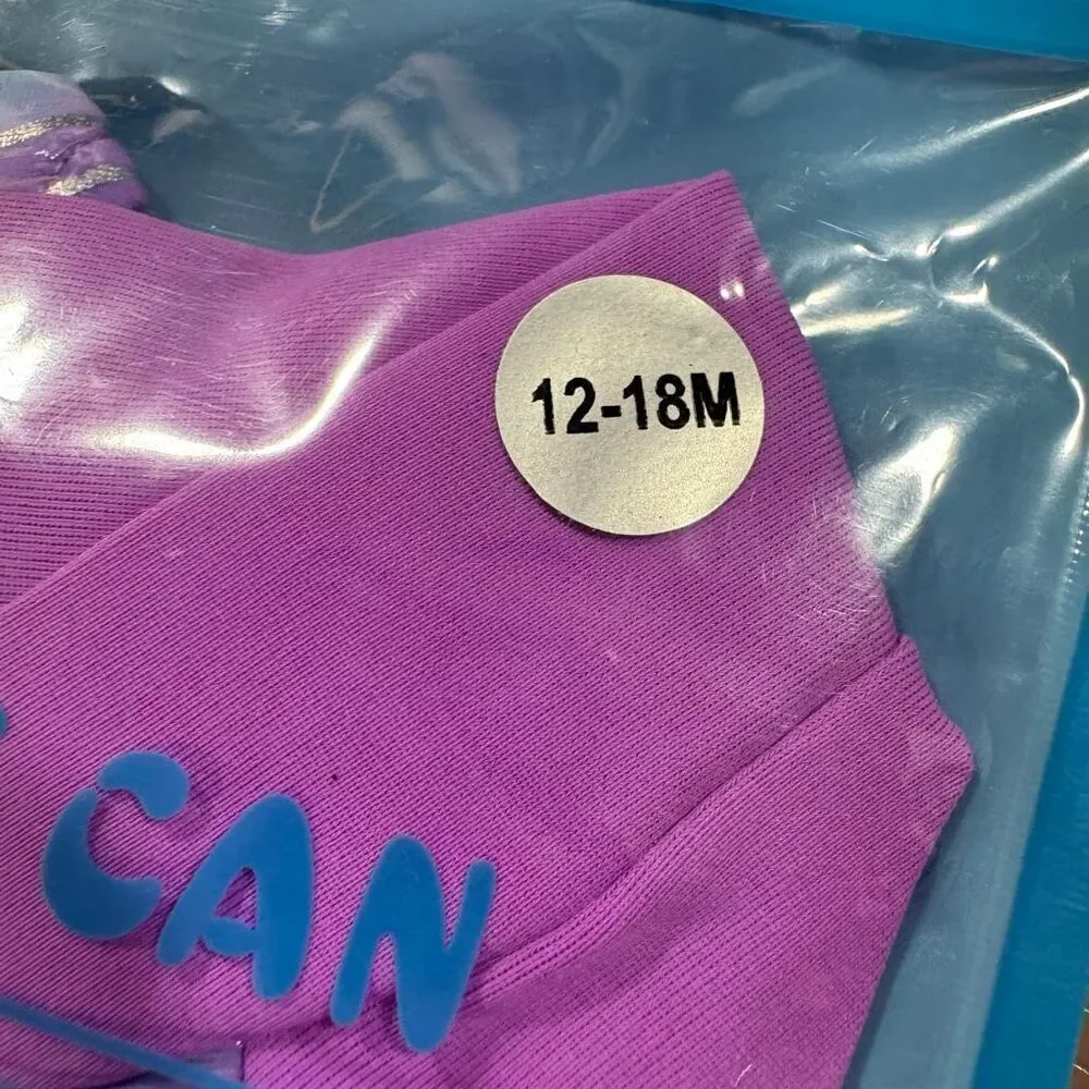 New Girls Purple Mermaid Swimsuit 12-18m